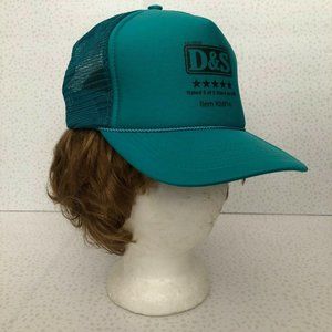 NWOT Cameo Brand Turquoise Teal Blue Green D&amp;S DadCore Snapback Mesh Trucker